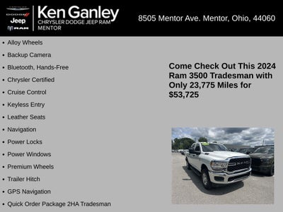 2024 RAM 3500 Tradesman Crew Cab 4x4 6'4' Box