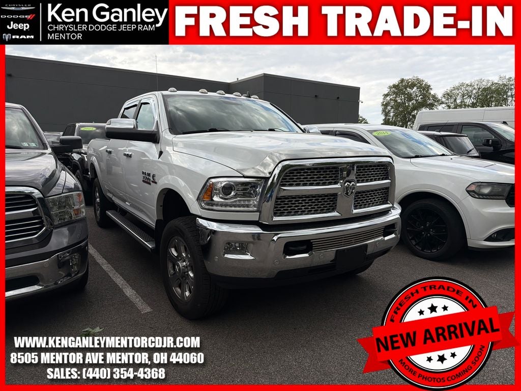 2017 RAM 3500 Laramie Crew Cab 4x4 6'4' Box