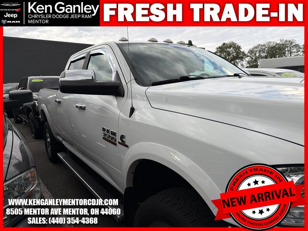 2017 RAM 3500 Laramie Crew Cab 4x4 6'4' Box