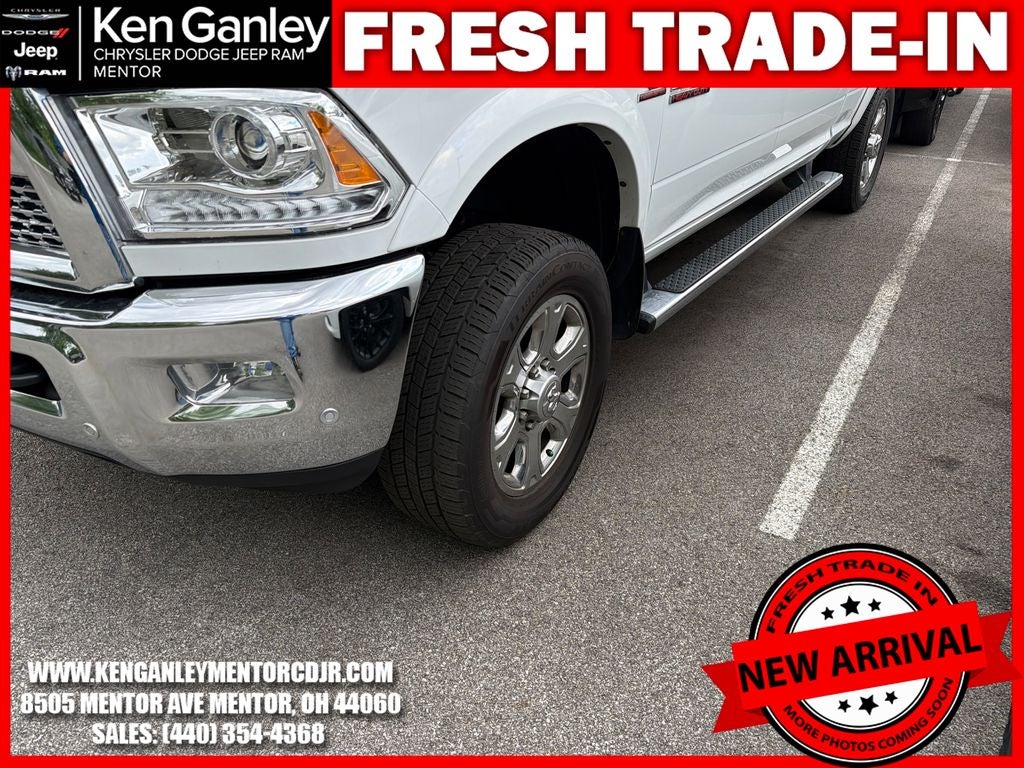 2017 RAM 3500 Laramie Crew Cab 4x4 6'4' Box