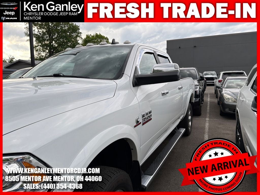 2017 RAM 3500 Laramie Crew Cab 4x4 6'4' Box