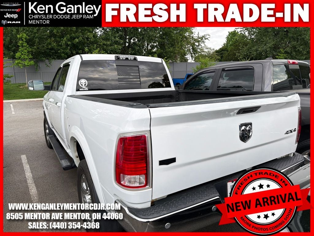 2017 RAM 3500 Laramie Crew Cab 4x4 6'4' Box