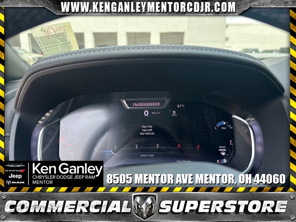 2026 RAM Ram 3500 RAM 3500 LARAMIE MEGA CAB 4X4 6'4' BOX