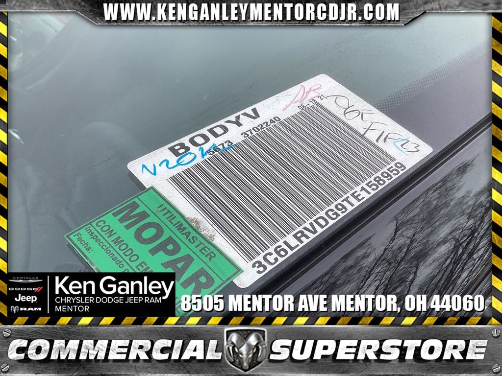 2026 RAM Ram ProMaster RAM PROMASTER 2500 TRADESMAN CARGO VAN HIGH ROOF 159' WB