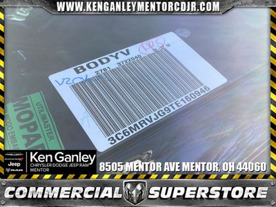 2026 RAM Ram ProMaster RAM PROMASTER 3500 TRADESMAN CARGO VAN HIGH ROOF 159' WB EXT