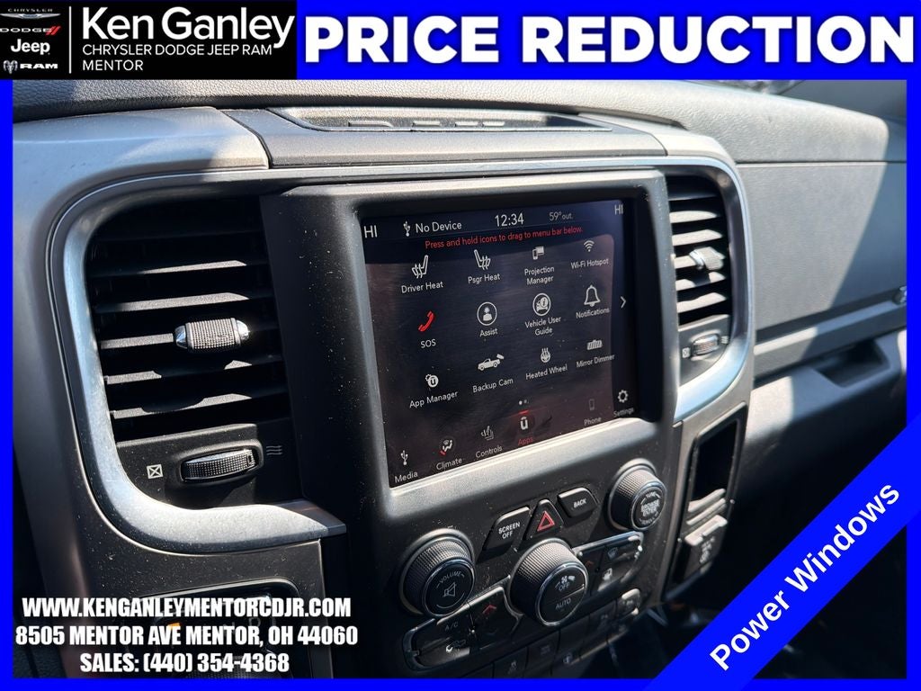 2018 RAM 1500 Big Horn Crew Cab 4x4 5'7' Box