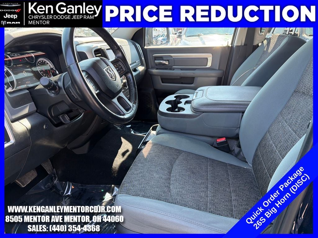 2018 RAM 1500 Big Horn Crew Cab 4x4 5'7' Box