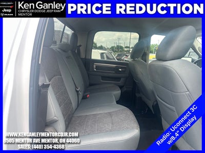 2017 RAM 1500 Big Horn Crew Cab 4x4 5'7' Box