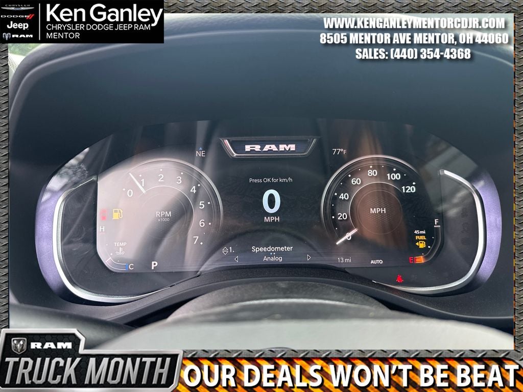 2026 RAM Ram 1500 RAM 1500 BIG HORN CREW CAB 4X4 5'7' BOX
