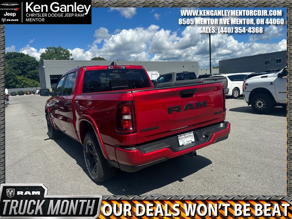 2026 RAM Ram 1500 RAM 1500 BIG HORN CREW CAB 4X4 5'7' BOX