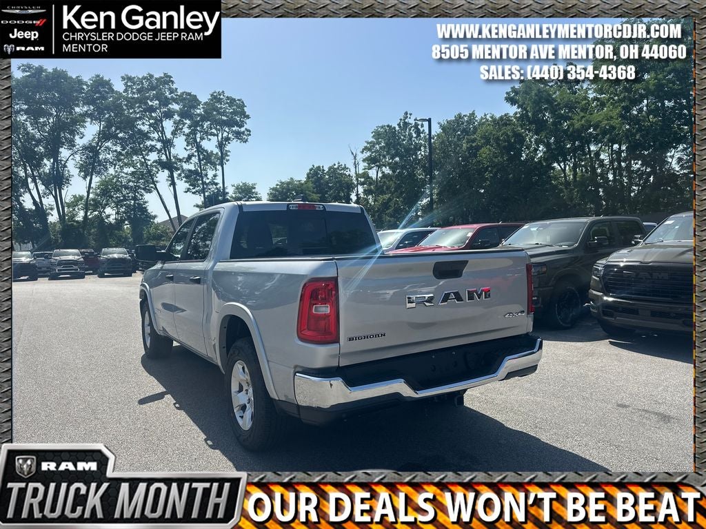 2026 RAM Ram 1500 RAM 1500 BIG HORN CREW CAB 4X4 5'7' BOX