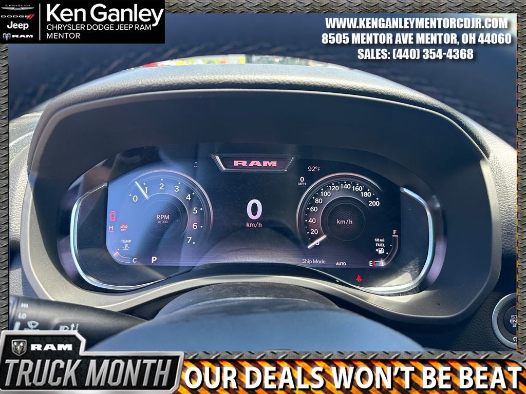 2026 RAM Ram 1500 RAM 1500 BIG HORN CREW CAB 4X4 5'7' BOX
