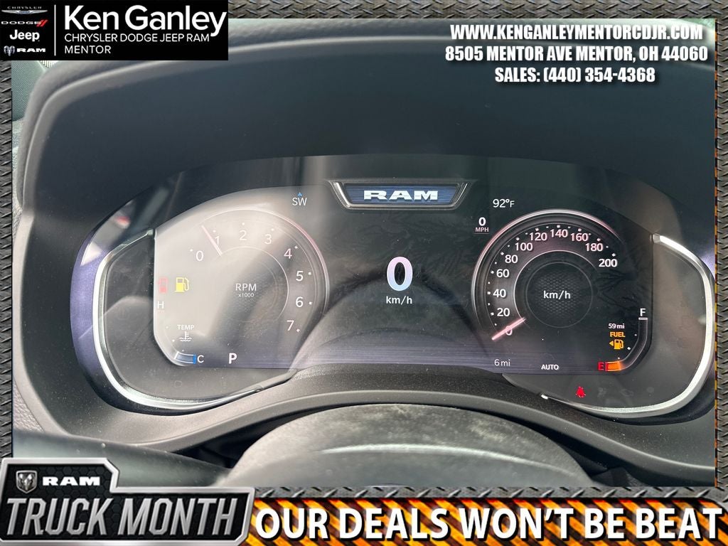 2026 RAM Ram 1500 RAM 1500 BIG HORN CREW CAB 4X4 5'7' BOX