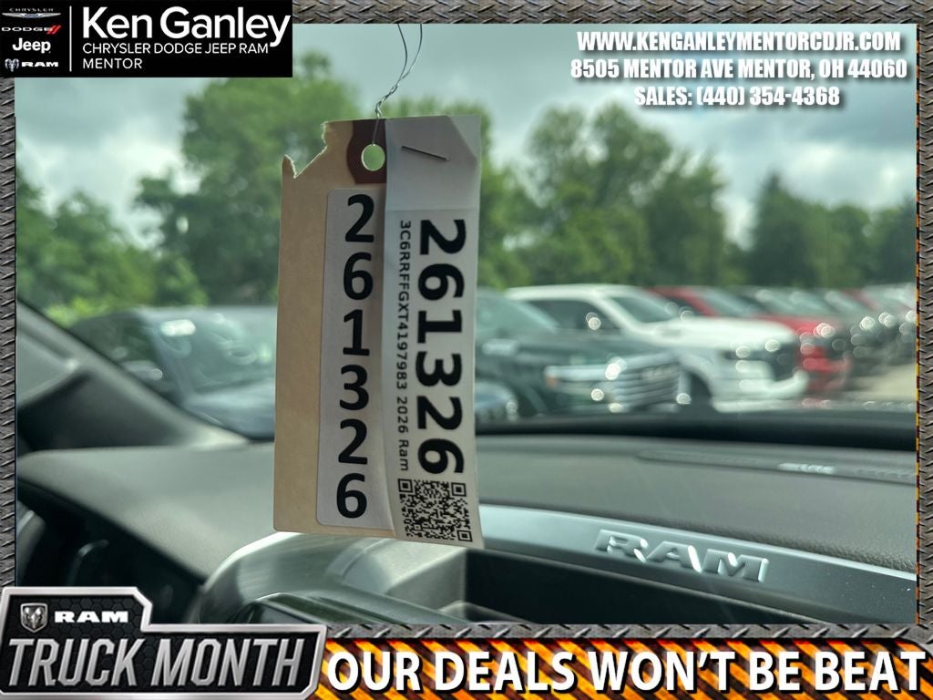 2026 RAM Ram 1500 RAM 1500 BIG HORN CREW CAB 4X4 5'7' BOX