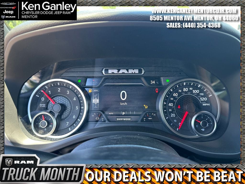 2026 RAM Ram 1500 RAM 1500 BIG HORN CREW CAB 4X4 5'7' BOX