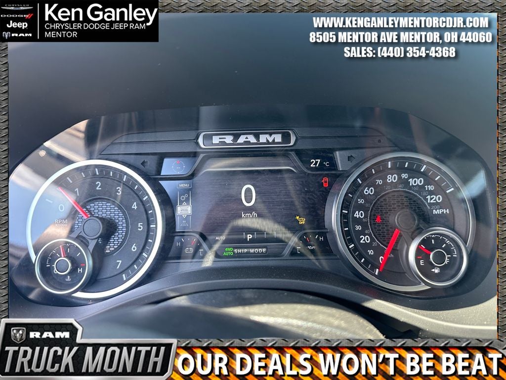 2026 RAM Ram 1500 RAM 1500 LARAMIE CREW CAB 4X4 5'7' BOX