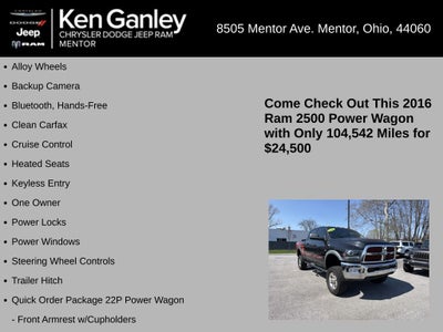 2016 RAM 2500 Power Wagon