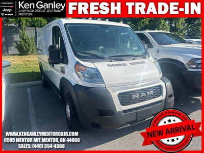 2019 RAM ProMaster 1500 Cargo Van Low Roof 136' WB