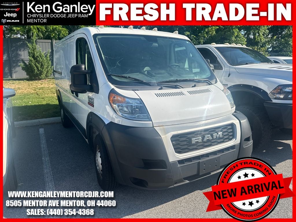 2019 RAM ProMaster 1500 Cargo Van Low Roof 136' WB