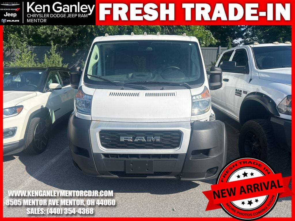 2019 RAM ProMaster 1500 Cargo Van Low Roof 136' WB