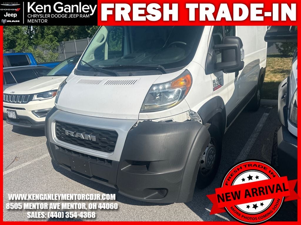 2019 RAM ProMaster 1500 Cargo Van Low Roof 136' WB