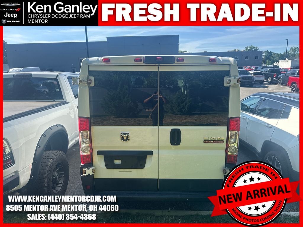 2019 RAM ProMaster 1500 Cargo Van Low Roof 136' WB