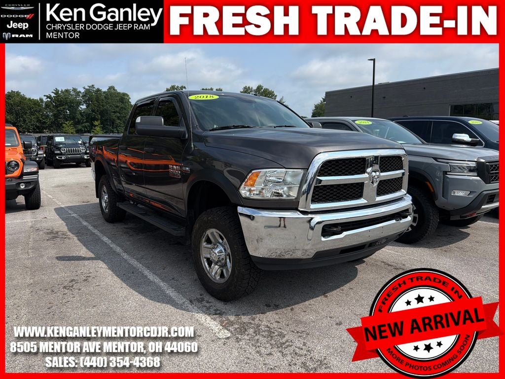 2018 RAM 2500 Tradesman Crew Cab 4x4 6'4' Box