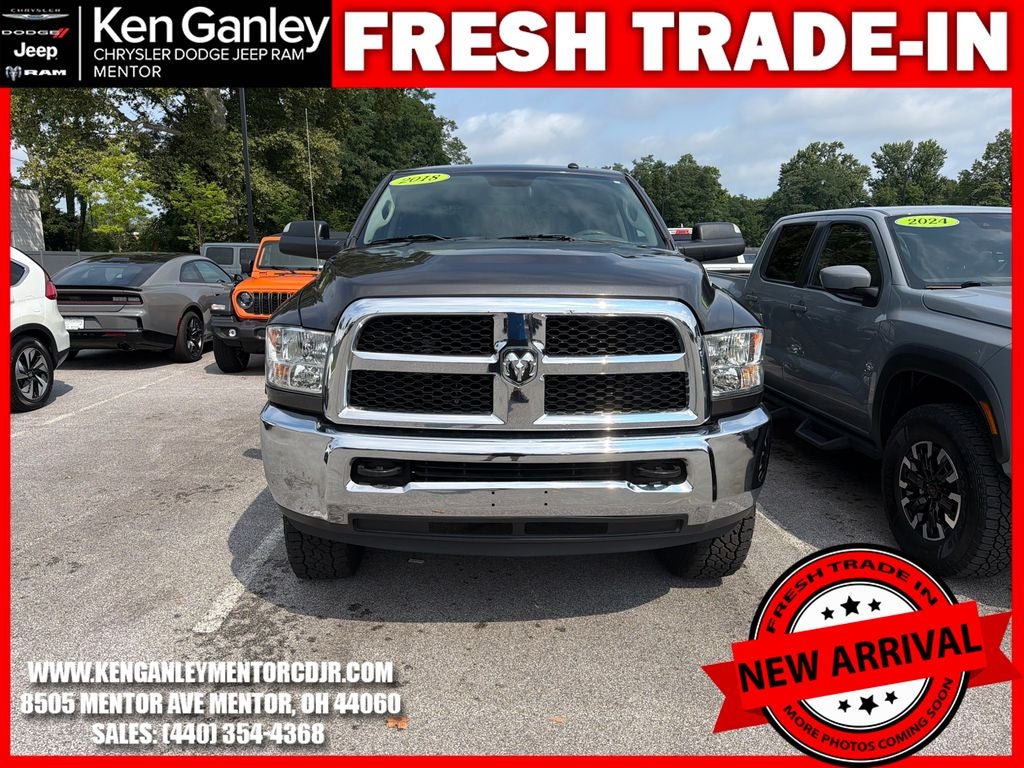 2018 RAM 2500 Tradesman Crew Cab 4x4 6'4' Box