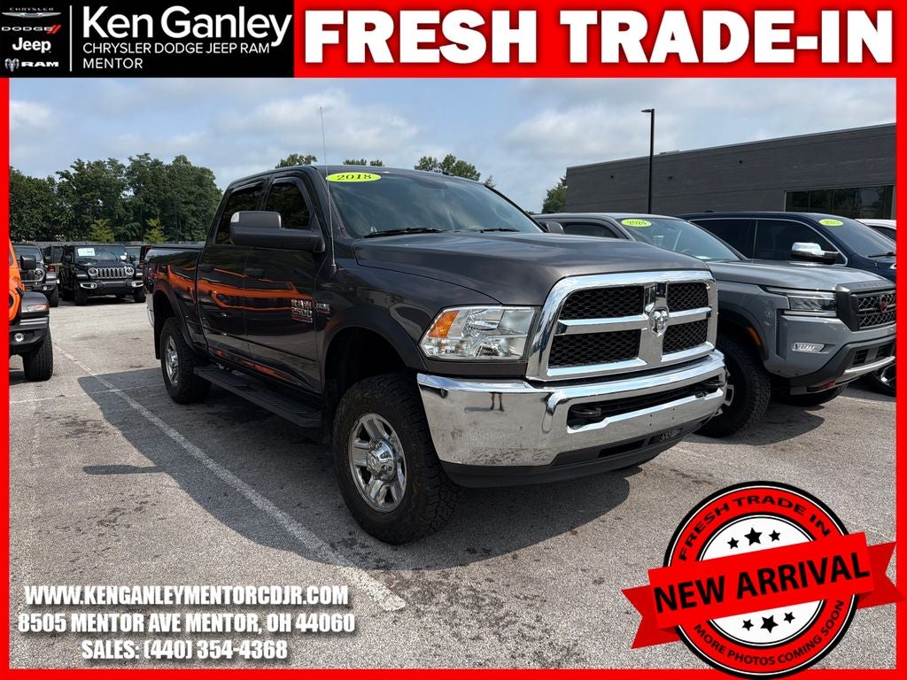 2018 RAM 2500 Tradesman Crew Cab 4x4 6'4' Box