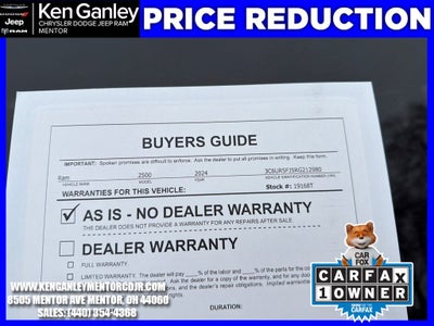 2024 RAM 2500 Laramie Crew Cab 4x4 6'4' Box