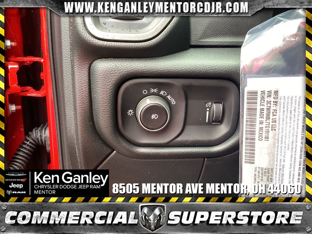 2026 RAM Ram 5500 Chassis Cab RAM 5500 TRADESMAN CHASSIS REGULAR CAB 4X4 84' CA