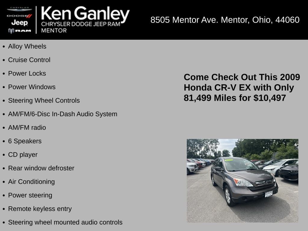 2009 Honda CR-V EX