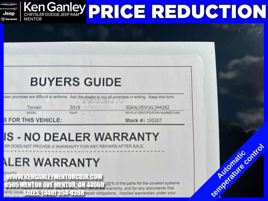 2019 GMC Terrain SLT