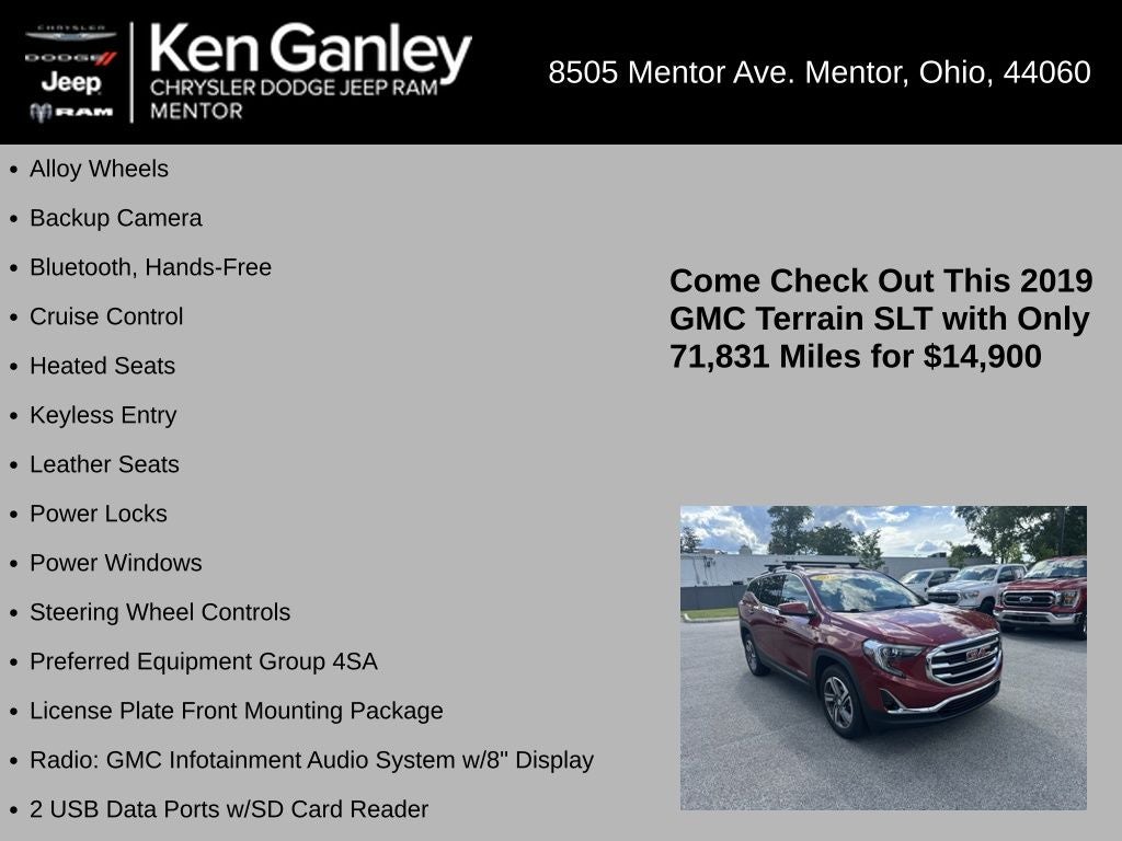 2019 GMC Terrain SLT
