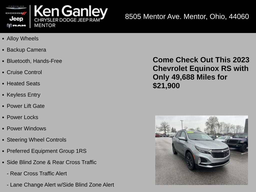 2023 Chevrolet Equinox AWD RS