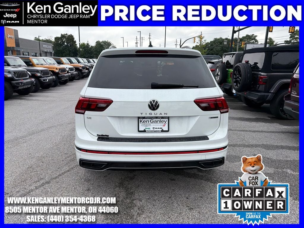 2023 Volkswagen Tiguan 2.0T SE R-Line Black