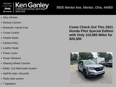 2021 Honda Pilot AWD Special Edition