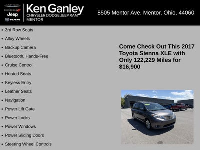 2017 Toyota Sienna 7 Passenger