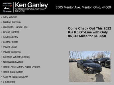 2022 Kia K5 GT-Line