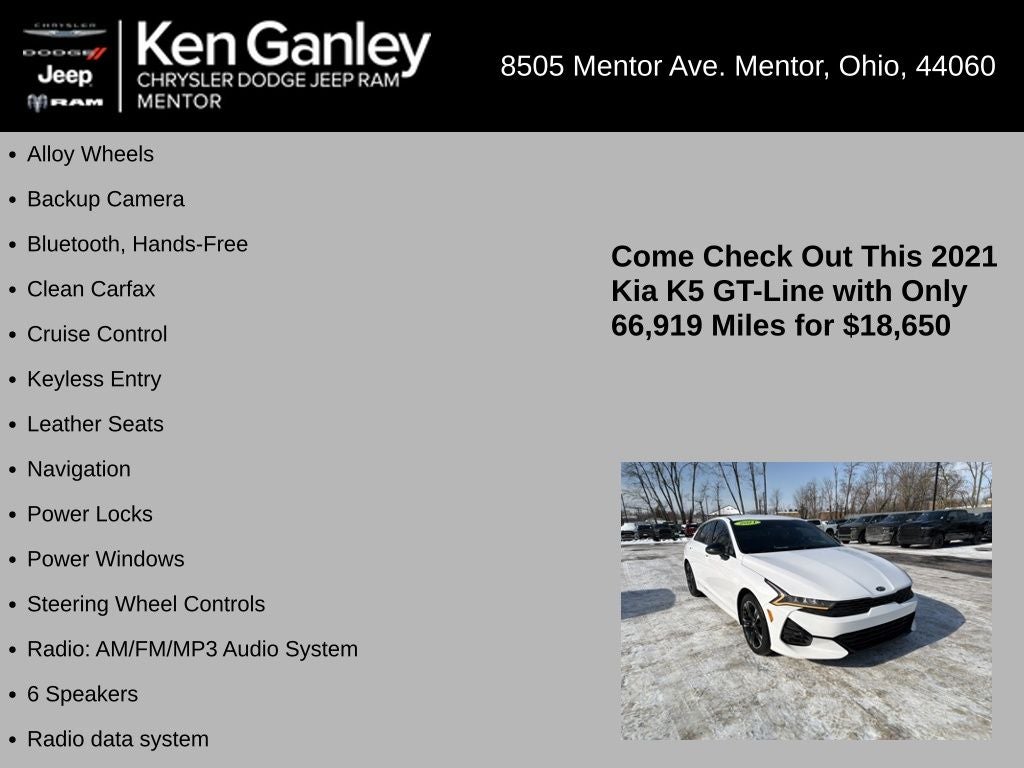 2021 Kia K5 GT-Line