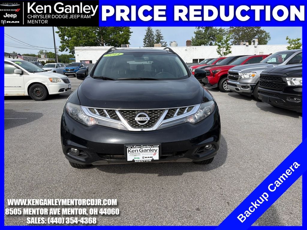 Used 2014 Nissan Murano SL with VIN JN8AZ1MWXEW528393 for sale in Mentor, OH