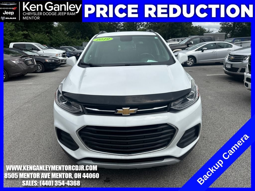 Used 2019 Chevrolet Trax LT with VIN KL7CJPSB4KB825707 for sale in Mentor, OH