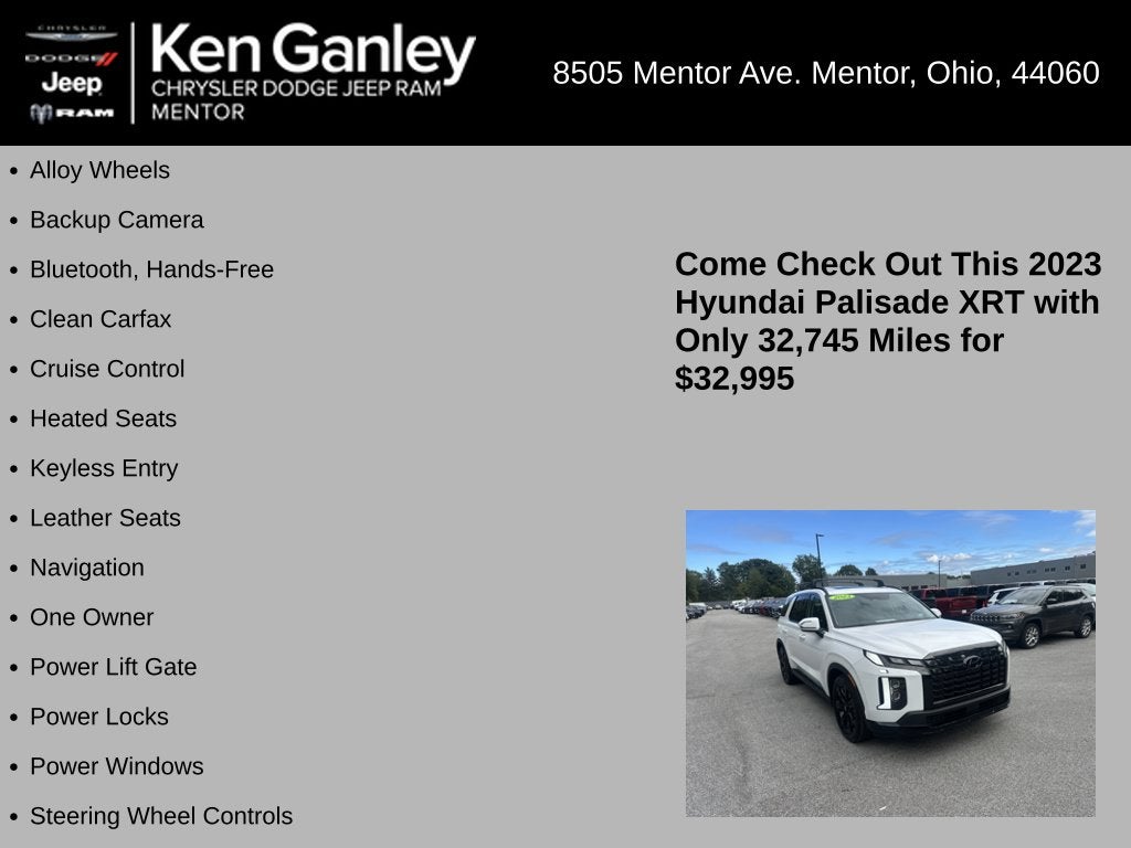 2023 Hyundai Palisade XRT