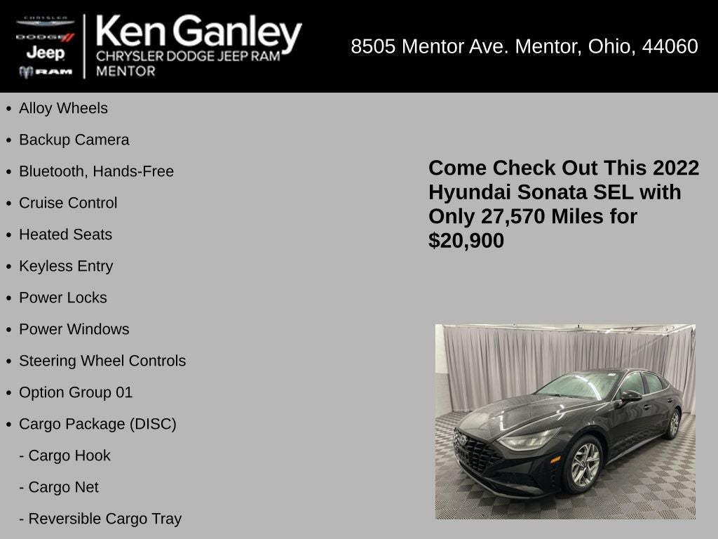 2022 Hyundai Sonata SEL