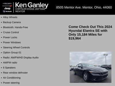 2024 Hyundai Elantra SE