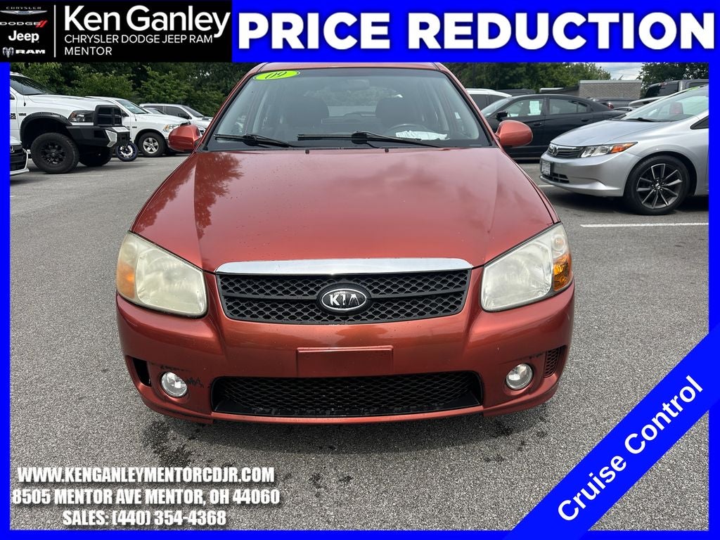 Used 2009 Kia Spectra SX with VIN KNAFE241895025123 for sale in Mentor, OH