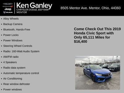 2019 Honda Civic Sport