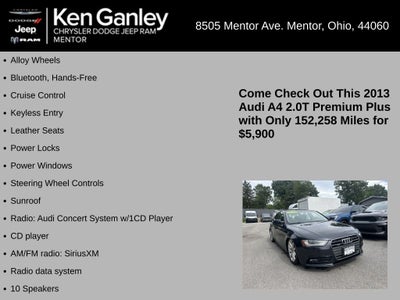 2013 Audi A4 2.0T Premium