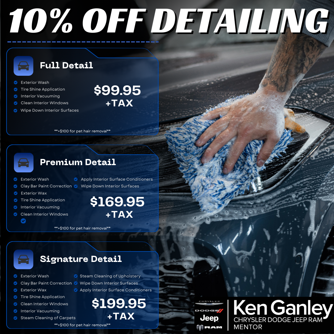 10% OFF Detailing