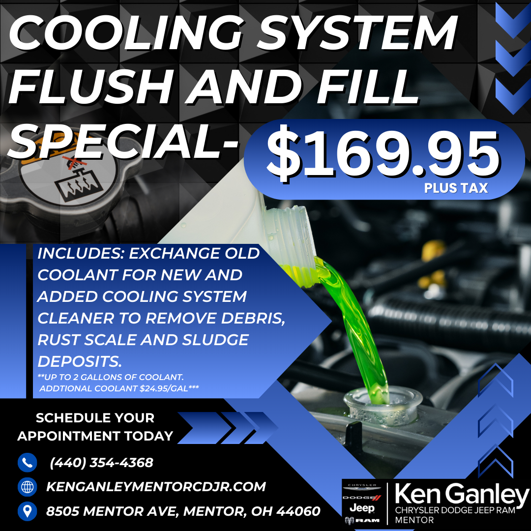 COOLING SYSTEM FLUSH AND FILL